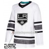 Los Angeles Kings Dresy Blank Bílá 2019 NHL All-Star Adidas Authentic - Dětské